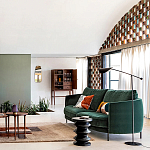 Торшер с поворотным плафоном Aracea Black Floor Lamp варинант исполнения - 11 | Loft Concept в Сочи