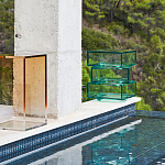 Стол журнальный в форме кубов Acrylic Furniture Lumina Mint Breeze варинант исполнения - 7 | Loft Concept в Сочи