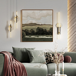 Подвесной светильник с шарообразным плафоном из алебастра и бронзовой декоративной стрекозой Alaris  варинант исполнения - 5 | Loft Concept в Сочи