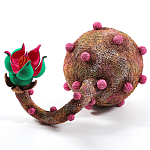 Статуэтка тропический фрукт Pandora Tropical Fruit Fuchsia Green Brown Flower варинант исполнения - 2 | Loft Concept в Сочи