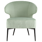 Современное мягкое кресло на металлических ножках Rakush Pistachio варинант исполнения - 2 | Loft Concept в Сочи