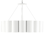 Люстра круглая фактурная в сочетании белого и золотого цвета Wide Stripes of Ribbon варинант исполнения - 2 | Loft Concept в Сочи