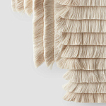 Светло-Бежевое Панно из нитей Palmas Wall Hanging варинант исполнения - 2 | Loft Concept в Сочи