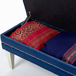 Мягкая банкетка с зоной для хранения Casket Blue варинант исполнения - 4 | Loft Concept в Сочи