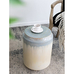 Керамический Табурет в оттенках бежевого и голубого цветов Gradient Stool варинант исполнения - 4 | Loft Concept в Сочи