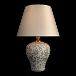 Настольная лампа с цветочной росписью Lamp Flower Painting варинант исполнения - 2 | Loft Concept в Сочи