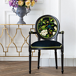 Стул с подлокотниками из бука с изображением птицы и цветов Blooming Birds варинант исполнения - 2 | Loft Concept в Сочи