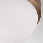 Потолочный светильник круглой формы с белым выпуклым матовым плафоном Feiss варинант исполнения - 4 | Loft Concept в Сочи