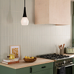 Подвесной светильник каплевидной формы с комбинированным плафоном из стали и белого матового стекла Kichler варинант исполнения - 7 | Loft Concept в Сочи