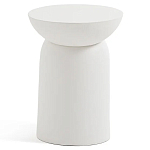 Приставной столик белого цвета Tori варинант исполнения - 2 | Loft Concept в Сочи