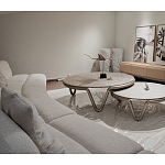 Стол журнальный круглый с узором Table Hypontic Pattern варинант исполнения - 7 | Loft Concept в Сочи