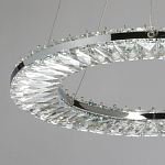 Люстра круглая с прозрачной хрустальной рамкой Maude Crystal Light варинант исполнения - 4 | Loft Concept в Сочи