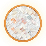 Бра в форме диска с перламутровыми прямоугольниками из морской ракушки Touch of Marine Charm варинант исполнения - 1 | Loft Concept в Сочи