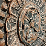 Индийский шкаф с орнаментом резьба из дерева Indian Antique Furniture  варинант исполнения - 4 | Loft Concept в Сочи