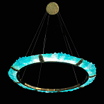 Люстра в форме кольца с цветочным декором Warm Heavenly Light варинант исполнения - 6 | Loft Concept в Сочи