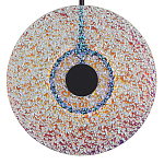 Подвесной светильник из фактурного двойного стекла Heterochromia варинант исполнения - 3 | Loft Concept в Сочи