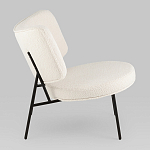 Мини-кресло District Lounge букле белый варинант исполнения - 2 | Loft Concept в Сочи