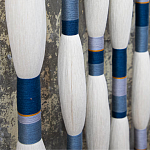 Настенное украшение из нитей Корона с кисточками Crown Wall Hanging варинант исполнения - 2 | Loft Concept в Сочи