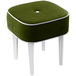 Квадратный мягкий пуф на белых ножках Winton Pouf Square варинант исполнения - 1 | Loft Concept в Сочи