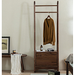 Вешалка деревянная с 2- мя ящиками Moon Walnut Furniture варинант исполнения - 1 | Loft Concept в Сочи