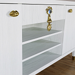 Комод-буфет Elsa Dreams White с открытыми полками   варинант исполнения - 5 | Loft Concept в Сочи
