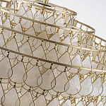 Люстра многоярусная с декором из натуральной морской ракушки Iridescent Light варинант исполнения - 7 | Loft Concept в Сочи