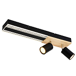 Потолочный светильник черный GAVIN WOOD варинант исполнения - 1 | Loft Concept в Сочи