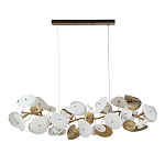 Люстра с белыми и золотистыми цветами G9 Dahlia Flowers Lamp варинант исполнения - 3 | Loft Concept в Сочи