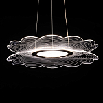 Люстра с прозрачным волнистым плафоном в форме цветка Ethereal Bloom варинант исполнения - 6 | Loft Concept в Сочи