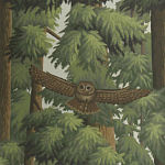 Обои ручная роспись Redwoods Colourway SC-281 on scenic paper варинант исполнения - 2 | Loft Concept в Сочи