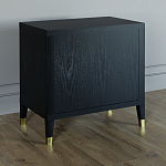 Прикроватная тумбочка с полкой Elsa Dreams Black варинант исполнения - 4 | Loft Concept в Сочи