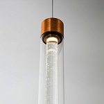 Подвесной светильник золото Sparkling Bubbles Tube Gold Hanging Lamp варинант исполнения - 5 | Loft Concept в Сочи