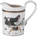 Чайный сервиз из фарфора с изображением лошадей на 6 персон 15 предметов Porcelain Horse Set  варинант исполнения - 4 | Loft Concept в Сочи