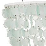 Люстра круглая с каскадом из декоративных элементов Sea Glass варинант исполнения - 2 | Loft Concept в Сочи