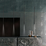 Подвсеной светильник светодиодный металлический цилиндрической формы Высота 100 см Trumpet tube варинант исполнения - 6 | Loft Concept в Сочи