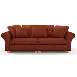 Мебельная ткань Шенилл терракотовый цвет 138 см T4-44 варинант исполнения - 4 | Loft Concept в Сочи