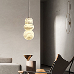 Подвесной светильник с фигурными плафонами Stone Triad варинант исполнения - 4 | Loft Concept в Сочи