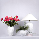 Декоративная ваза Valencia White варинант исполнения - 3 | Loft Concept в Сочи