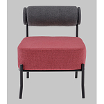 Кресло Ponpoun тёмно-серый бордо варинант исполнения - 4 | Loft Concept в Сочи