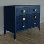 Бельевой Комод с 4 ящиками Elsa Dreams Blue варинант исполнения - 1 | Loft Concept в Сочи
