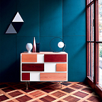 Дизайнерский широкий комод с ящиками Gio Ponti D.655.1 D.655.2 Chest of Drawers варинант исполнения - 2 | Loft Concept в Сочи