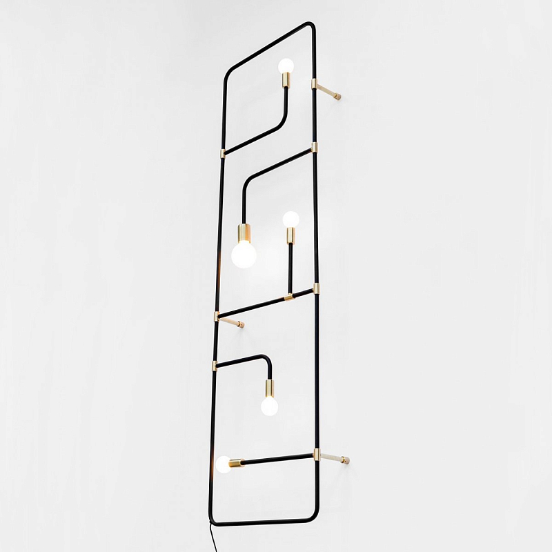 Бра Beaubien 05 by Lambert & Fils Черный Золотой в Сочи | Loft Concept 