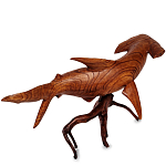 Статуэтка акула-молот деревянная Hammer варинант исполнения - 2 | Loft Concept в Сочи