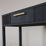 Элегантная Консоль Primo с выдвижным ящиком Черный дуб варинант исполнения - 4 | Loft Concept в Сочи