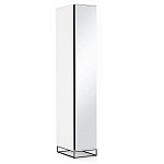 Шкаф-пенал белый с зеркальной дверцей Strict Lines варинант исполнения - 2 | Loft Concept в Сочи