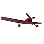 Полка книжная красная в виде самолёта в стиле лофт FLY варинант исполнения - 1 | Loft Concept в Сочи