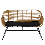 Кушетка плетеная из ротанга Wicker Сouch варинант исполнения - 1 | Loft Concept в Сочи