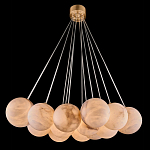 Люстра подвесная круглая с сферическими плафонами из натурального камня Glowing Spheres варинант исполнения - 13 | Loft Concept в Сочи