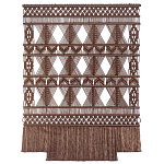 Панно Макраме коричневый цвет  варинант исполнения - 6 | Loft Concept в Сочи
