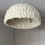 Вязаный подвесной светильник из шерсти Dome Wool Lamp  варинант исполнения - 3 | Loft Concept в Сочи